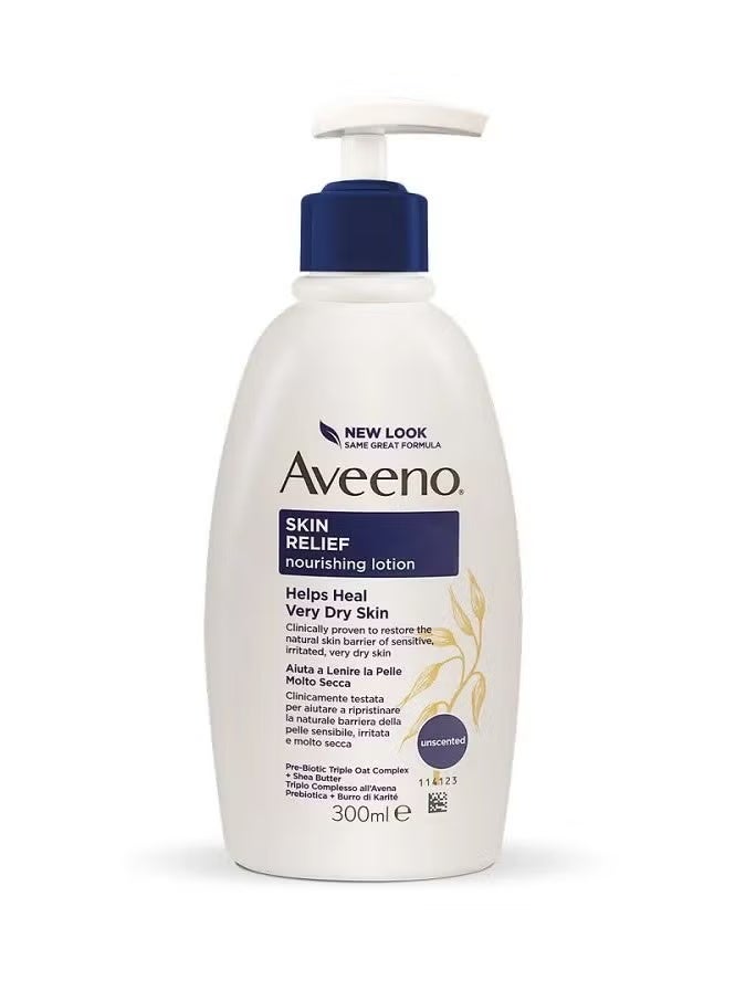 AVEENO Body Lotion, Skin Relief, Nourishing, 300ml